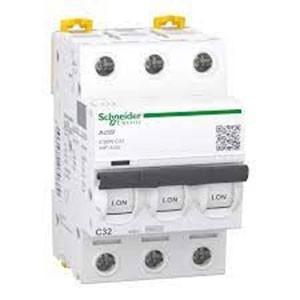 SCHNEIDER ELECTRIC MINIATURE CIRCUIT BREAKER (3P)-xC60 (A9N3P20C)-20A,TP, MCB, (C Curve)