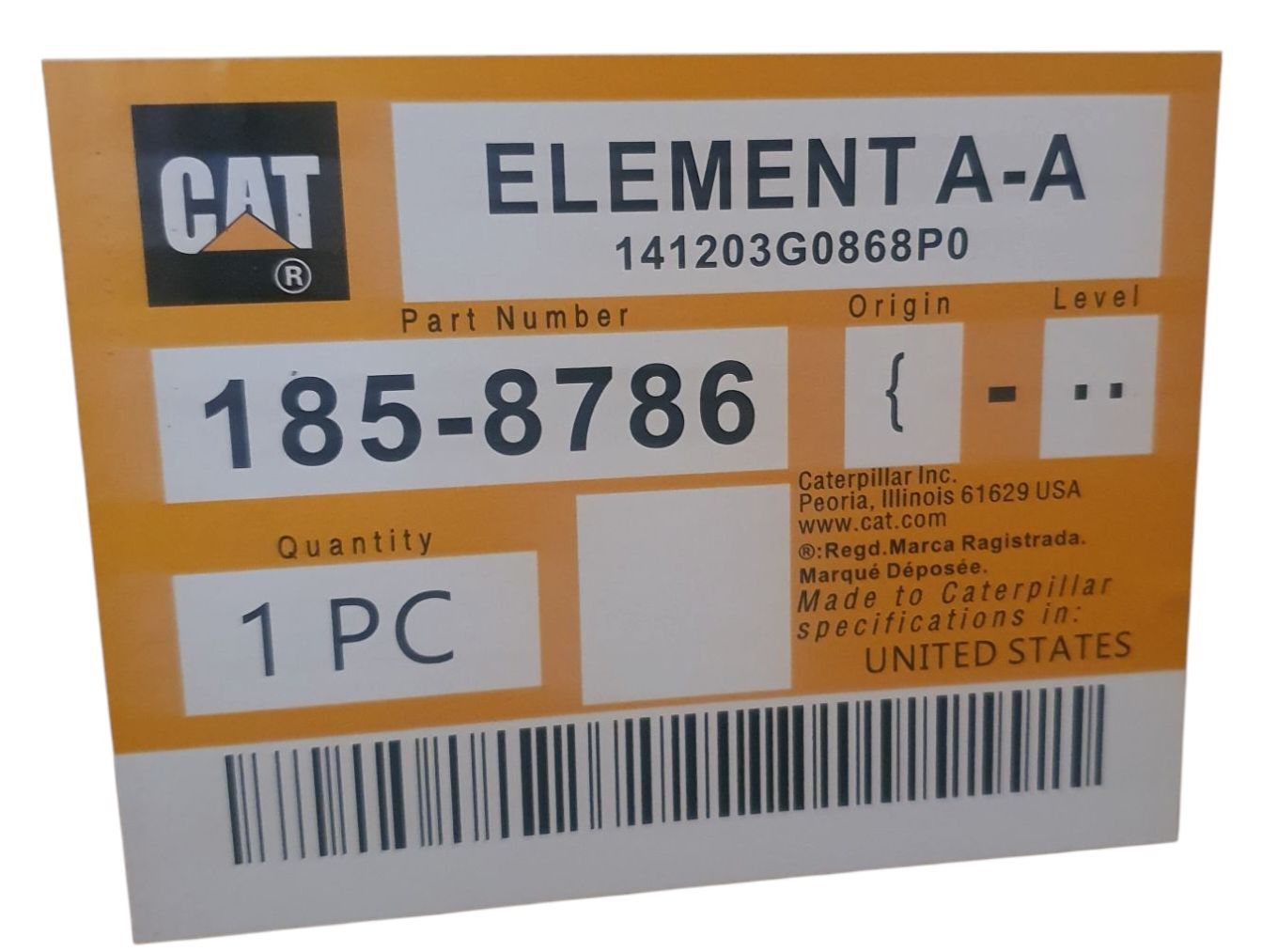 CAT-Caterpillar 185-8786 Air filter