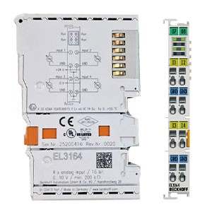 Beckhoff El3064 EtherCAT Terminal 4-channel analog input voltage 0…10 V