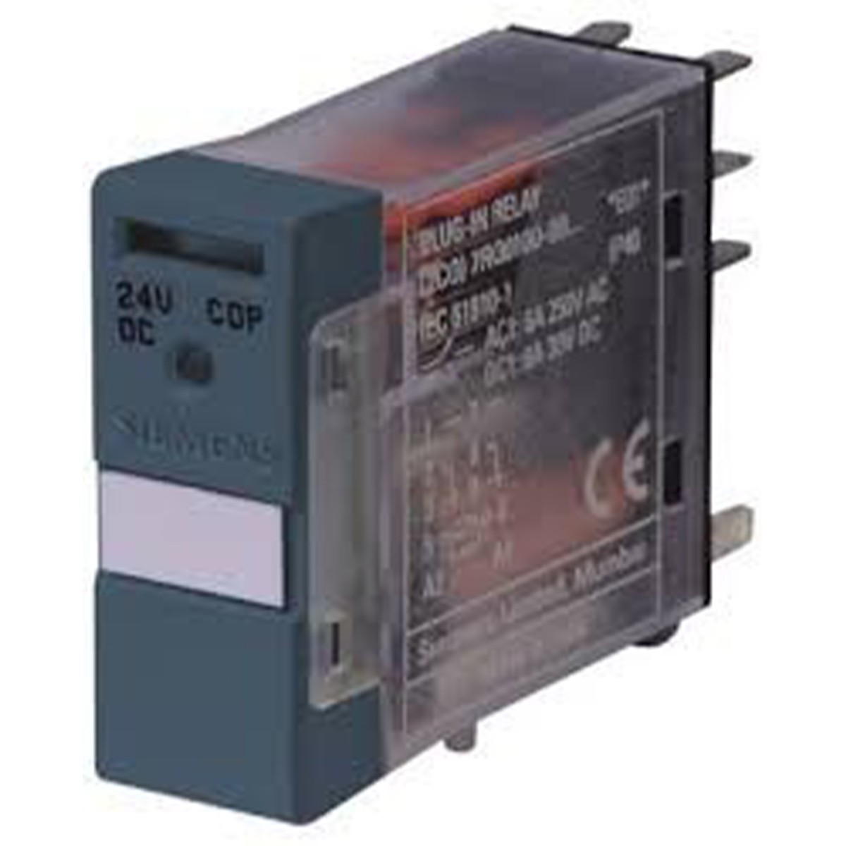 SIEMENS PLUG IN RELAY - 7RQ ,7RQ0100-0CN00, 10A, 11PIN ,48 AC V, 3CO