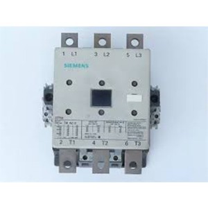 SIEMENS MAGNETIC CONTACTOR  3TF5202-0AM4-90KW- 170A(AC3)- 3P- 2NO+2NC-24V DC-S8