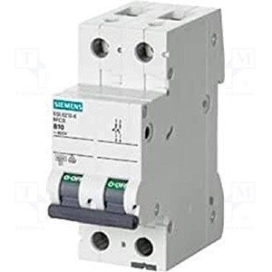 SIEMENS MINIATURE CIRCUIT BREAKER, 5SL6225-7, 25A,2P, 6KA, MCB
