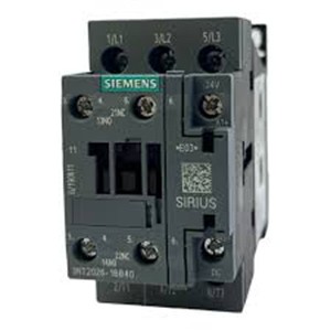 SIEMENS MAGNETIC CONDUCTOR  3RT2026-1BB40, 11KW, 25A(AC3), 3P, 1NO+1NC, 24V DC, S0