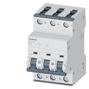 SIEMENS MINIATURE CIRCUIT BREAKER 5SL43107RC, 10A, 10KA,3P,MCB