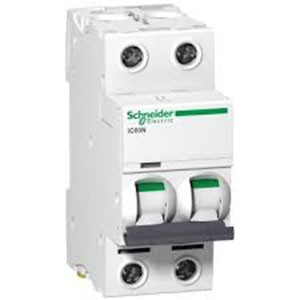 Schneider Electric MINIATURE CIRCUIT BREAKER (2P)-xC60 (A9N2P40C)-40A,DP, 10kA,MCB CCurve