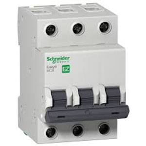 SCHNEIDER ELECTRIC MINIATURE CIRCUIT BREAKER (3P)-xC60 (A9N3P50C)-50A,TP, MCB, (C Curve)
