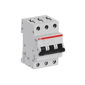 ABB  Miniature Circuit Breaker - S200 - 3P - 63 A - C - (AC) 6 kA