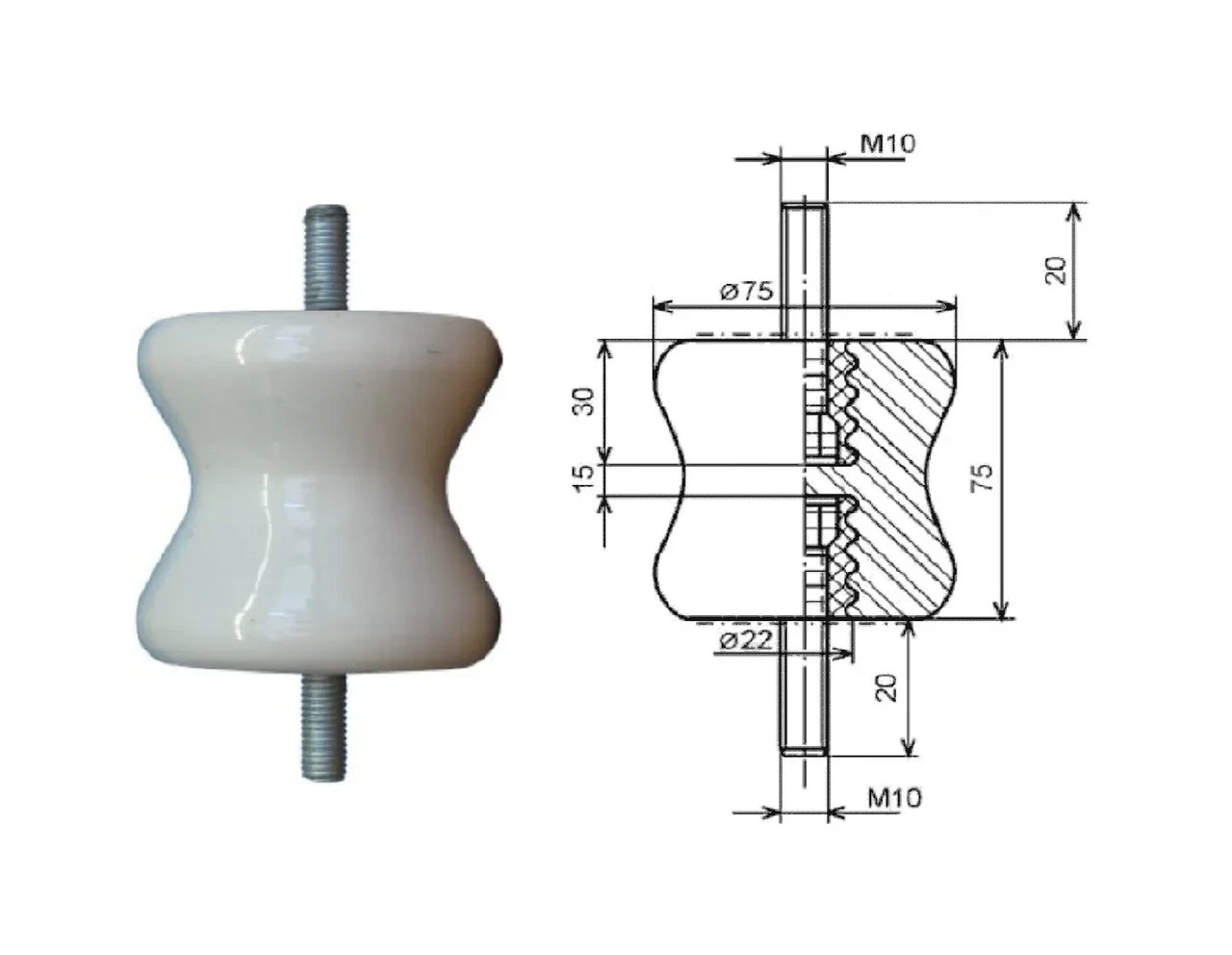 Изолятор опорный  (К-711)