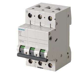SIEMENS MINIATURE CIRCUIT BREAKER  5SL43507RC, 50A, 10KA,3P,MCB