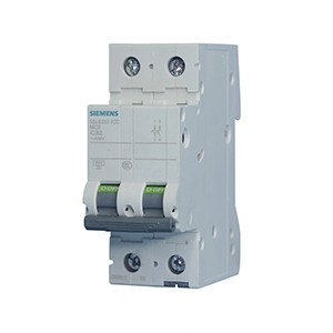 SIEMENS MINIATURE CIRCUIT BREAKER,  5SL6232-7, 32A,2P, 6KA, MCB