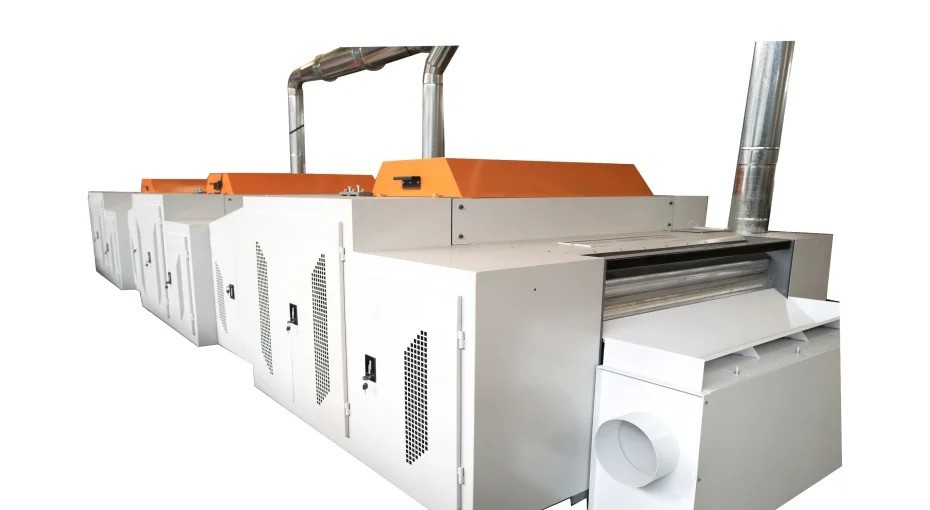Function of TD 600+600 textile waste recycling machine (two rollers)
