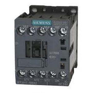 SIEMENS MAGNETIC CONDUCTOR  3RT2017-1BM42, 5.5KW, 12A(AC3), 3P, 0NO+1NC, 220V DC, S00