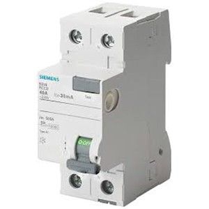 SIEMENS RESIDUAL CURRENT CIRCUIT BREAKER  5SV4412-0 , 25A, 2P AC ,1000mA,