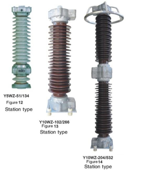 Power Station Type Porcelain Lightning Arrester
