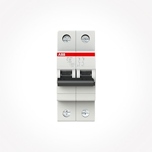 ABB Miniature Circuit Breaker double pole  SH202 - C 20A 6 KA