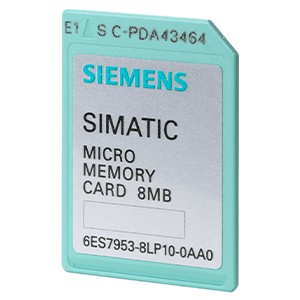 SIEMENS POWER SUPPLY & MODULES ACCESSORIES -6ES7953-8LG20-0AA0 SIMATIC S7, MICRO MEMORY CARD 128KB P. S7-300/C7/ET 200, 128Kbyts