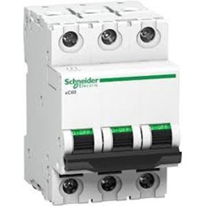 SCHNEIDER ELECTRIC MINIATURE CIRCUIT BREAKER (3P)-xC60 (A9N3PIOC)-10A,TP, MCB, (C Curve)