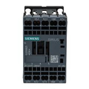 SIEMENS MAGNETIC CONDUCTOR 3RT2015-1BM41, 3KW, 7A(AC3), 3P, 1NO+0NC, 220V DC, S00