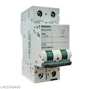 SIEMENS MINIATURE CIRCUIT BREAKER,  5SL62257RC, 25A,2P, 7.5KA, MCB