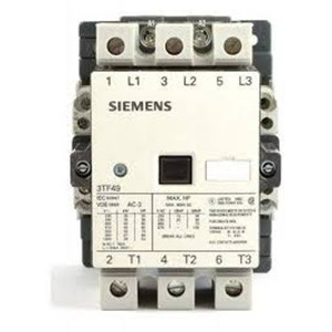 SIEMENS MAGNETIC CONTACTOR  3TF4922-0AM4-ZA01-45KW- 85A(AC3)- 3P- 2NO+2NC-24V DC-S4
