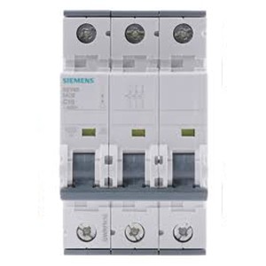SIEMENS MINIATURE CIRCUIT BREAKER  5SL43407RC, 40A, 10KA,3P,MCB