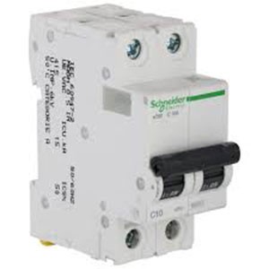 Schneider Electric MINIATURE CIRCUIT BREAKER (2P)-xC60 (A9N2P32C)-32A,DP, 10kA,MCB CCurve