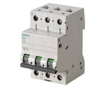 SIEMENS MINIATURE CIRCUIT BREAKER , 5SL63107RC, 10A,3P, 7.5KA, MCB