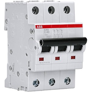 ABB Miniature Circuit Breaker S203 - C - 50A-(AC) 6 kA