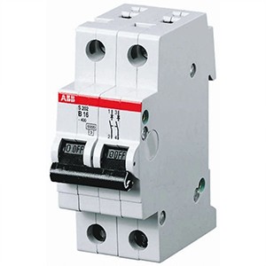 ABB Miniature Circuit Breaker double pole S202-C 50A 6KA