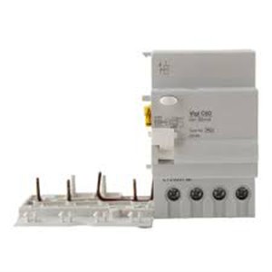 SCHNEIDER ELECTRIC RESIDUAL CURRENT DEVICE (RCD) ADD-ON & RSIDUAL CURRENT BREAKER OVERLOAD-A9N26643-63A, 4P, 30mA Vigi Block