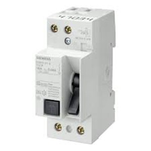 SIEMENS RESIDUAL CURRENT CIRCUIT BREAKER 5SV4316-0 , 63A, 2P AC ,30mA,