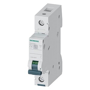 SIEMENS MINIATURE CIRCUIT BREAKER, 5SL6120-7,20A ,6KA, MCB