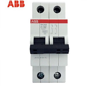 ABB Miniature Circuit Breaker double pole  SH202 - C 32A 6 KA