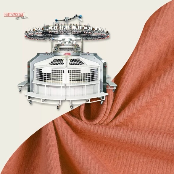 WELLKNIT PF-T-BJ 14-42 inch High Leg Open-width Single Circular Knitting Machine For Textile