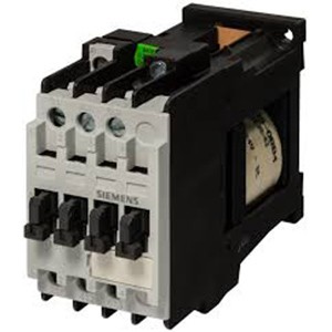 SIEMENS MAGNETIC CONTACTOR 3TF3110-0AB4-5.5KW- 12A(AC3)- 3P- 1NO+0NC-24V DC-S0