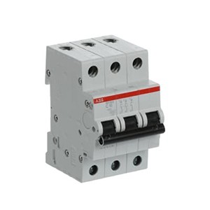 ABB Miniature Circuit Breaker - SH200 - 3P - 10 A - C - (AC) 6 kA