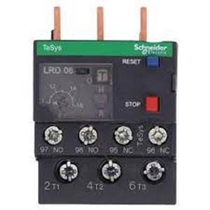 SCHNEIDER ELECTRIC OVERLOAD FOR CONTACTOR-LRD06-1 -1.7A FOR D09 - D38