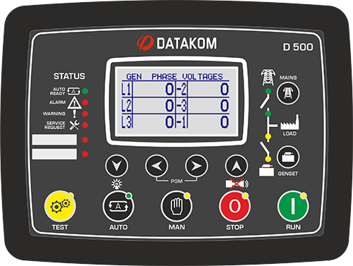 DATAKOM Controller — D500 MK3-Y
