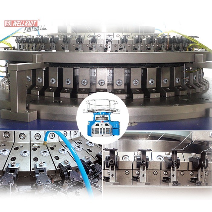 WELLKNIT High Quality Professional Terry Cutting Loop Circular Knitting Machine