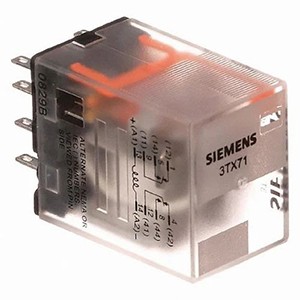 SIEMENS PLUG IN RELAY - 7RQ ,7RQ0100-0BP10 , 6A, 8PIN ,110 AC V, 2CO