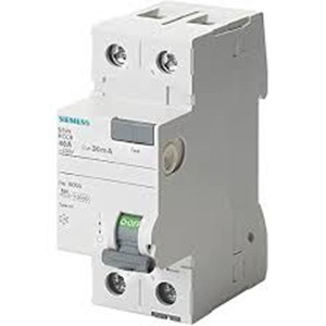 SIEMENS RESIDUAL CURRENT CIRCUIT BREAKER  5SV4312-0 , 25A, 2P AC ,30mA,