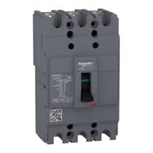 SCHNEIDER ELECTRIC 3P EASYPACT MCCB 15KA-36KA -EZC100H3060-60A,3P, 15kA,tECB (Fixed type Trip Unit)