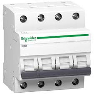 SCHNEIDER ELECTRIC MINIATURE CIRCUIT BREAKER (4P)-xC60 (A9N4P32C)-32A,4P, 10kA, (C Curve)