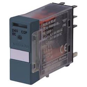 SIEMENS PLUG IN RELAY - 7RQ ,7RQ0100-0CM00 , 10A, 11PIN ,24 AC V, 3CO