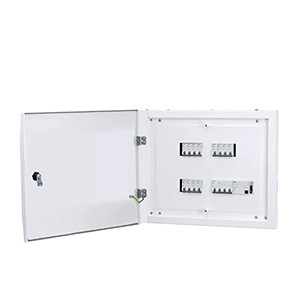 SIEMENS DISTRIBUTION BOARD -8GB32203RC04 - 4 way TPN Acrylic Double door IP43 DB for MCB as incomer