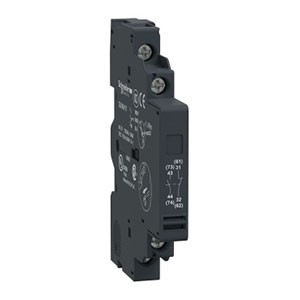 Schneider Electric Motor Protection Circuit Breaker-GVAE11-1 NO+I NC, Auxiliary Contact Block