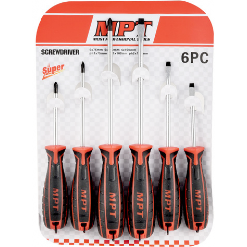SCREW DRIVER 6 PCS SET / MHA01003