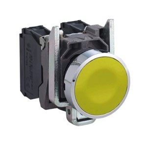 Schneider Electric Push Button Switch -XB5AA51-PUSHBUTTON YELLOW (22mm)