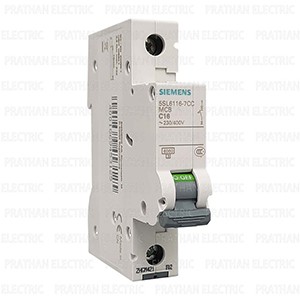 SIEMENS MINIATURE CIRCUIT BREAKER,5SL6125-7,25A ,6KA, MCB