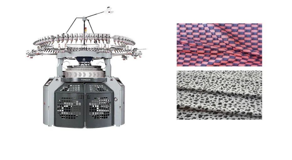DOUBLE COMPUTERIZED JACQUARD CIRCULAR KNITTING MACHINE